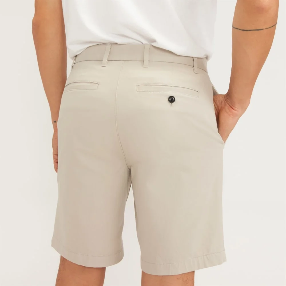 The 9" Slim-Fit Performance Chino Short | Stone (2)