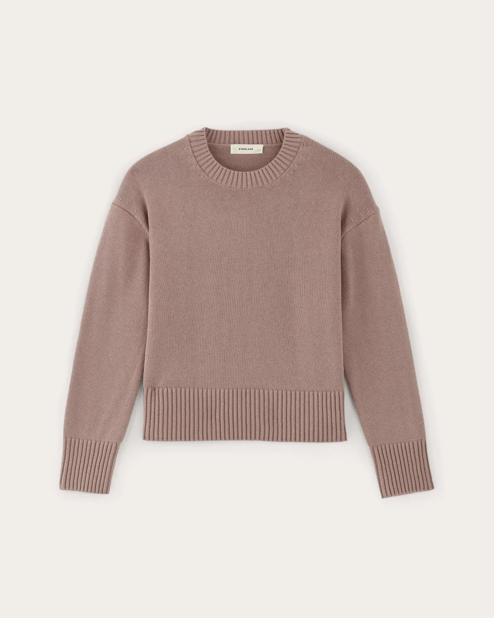 The Boxy Sweater in Everyday Cotton | Dusty Rose (2)