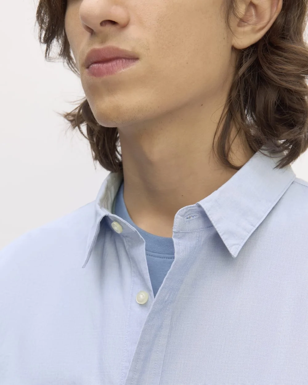 The Supima® Poplin Shirt | Light Blue (2)
