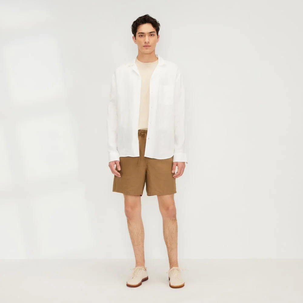 The Linen Easy Short | Toasted Coconut (2)