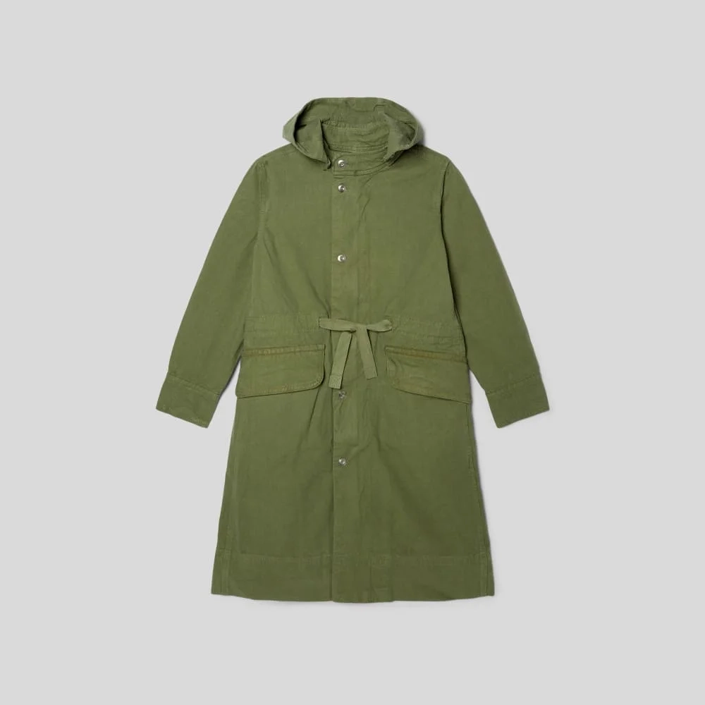 The Canvas Organic Cotton Parka | Forest Green (2)
