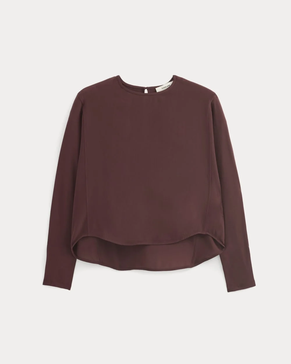 Dolman Top in Washable Silk | Deep Plum (3)