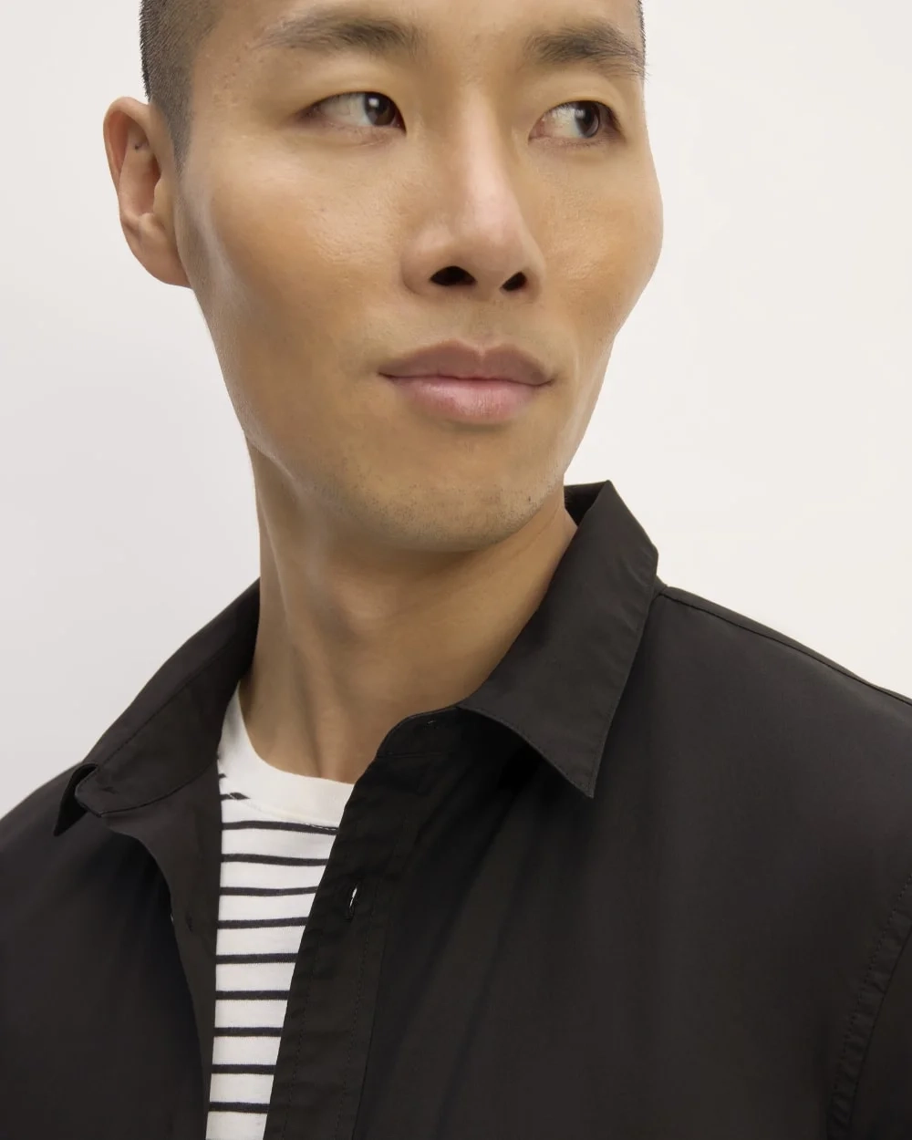 The Supima® Poplin Shirt | Black (2)