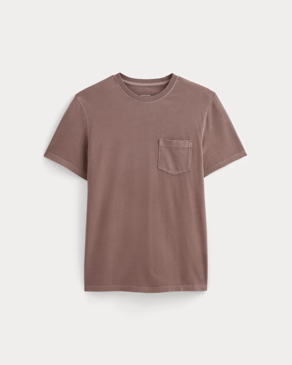 The Essential Organic Garment-Dyed Crew | Brown Garment Dye (2)