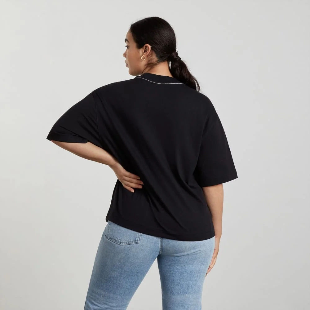 The Premium Weight Relaxed Tee | Black (2)