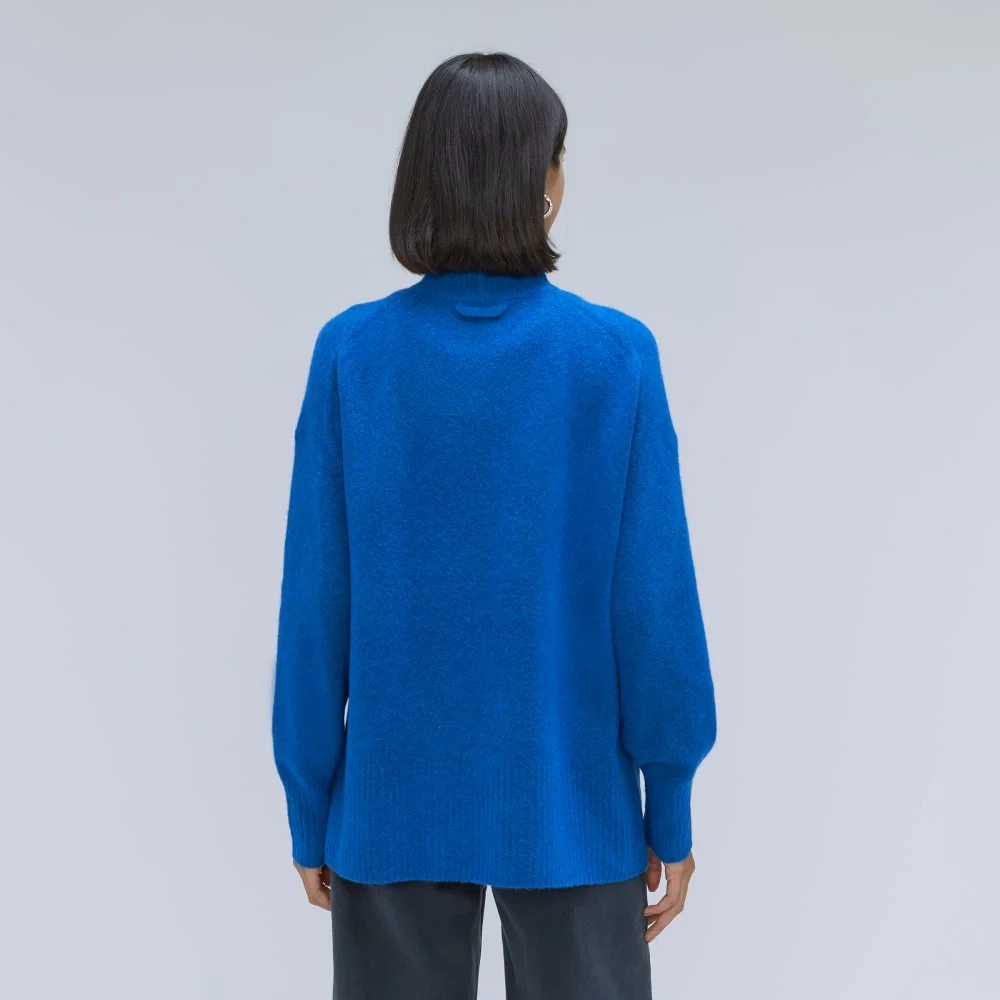 The Cozy-Stretch Pullover | Heathered Lapis Blue (2)