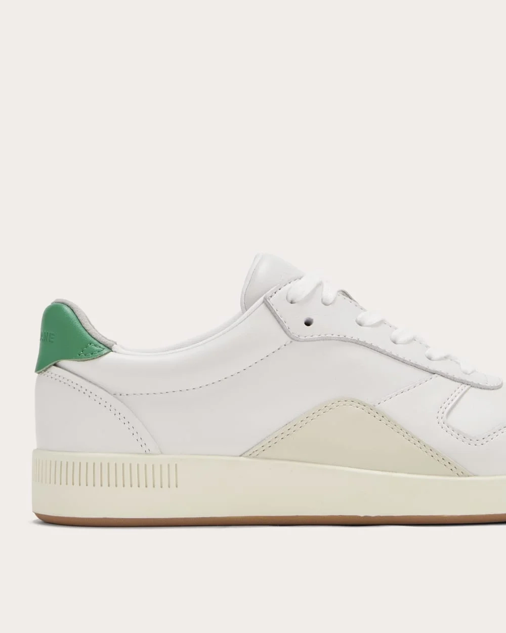The Court Sneaker | White / Grass Green / Parchment (2)