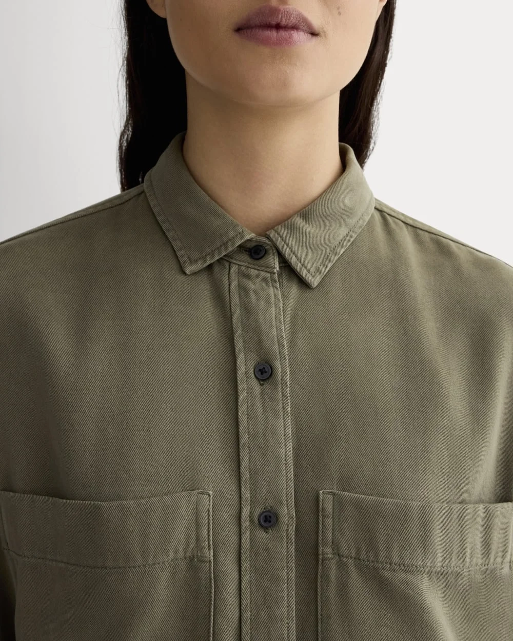 The Boxy Overshirt in Buttersoft | Kalamata (2)
