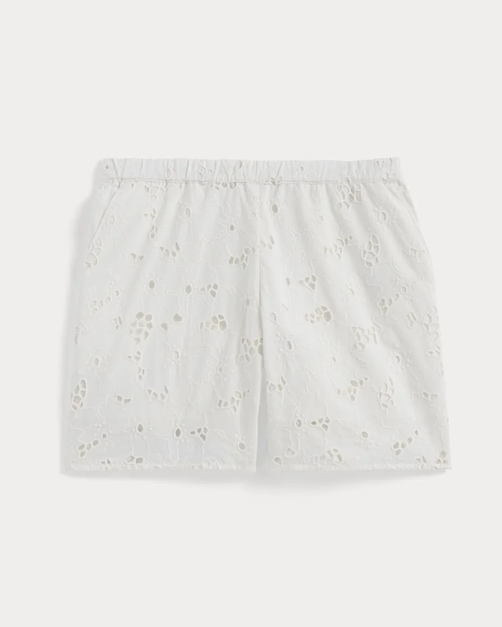 The Eyelet Pull-On Short | Bone (2)