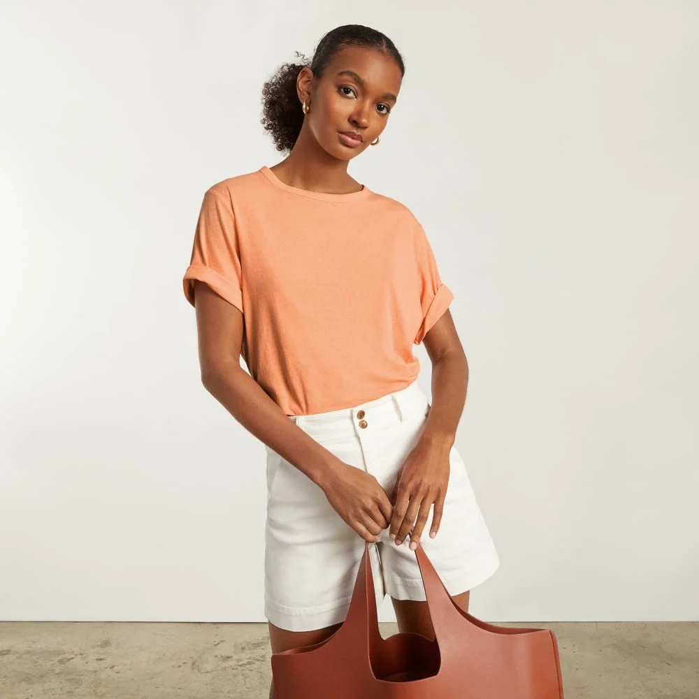 The Air Tee | Orange Chiffon (2)