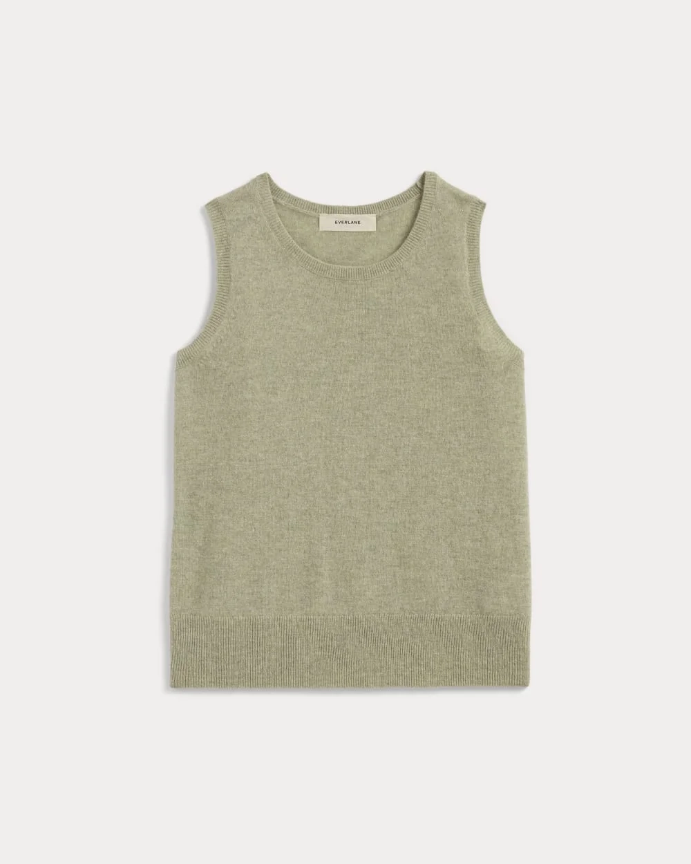 The Classic Tank in Cashmere | Light Heathered Moss (2)