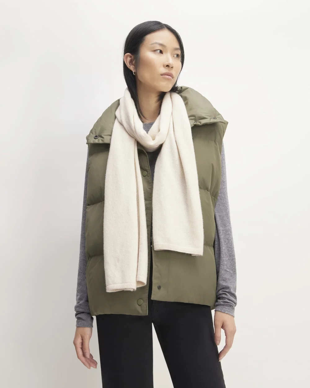 The ReCashmere Scarf | Bone (2)