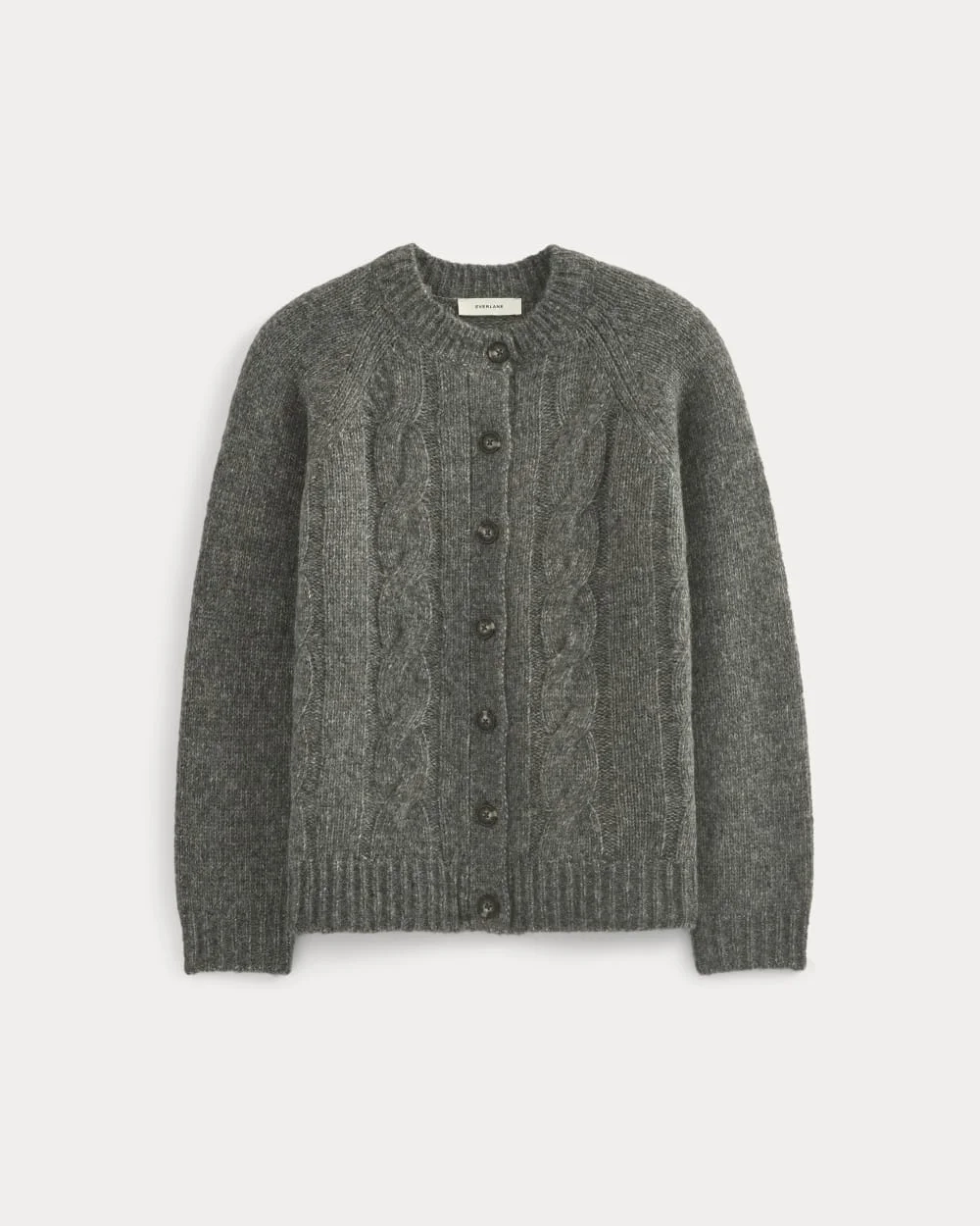 Cloud Cable Cardigan | Heather Charcoal (2)