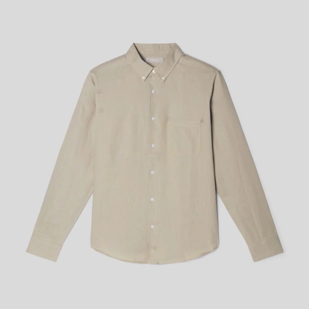 The Classic Shirt in Linen | Seagrass (2)