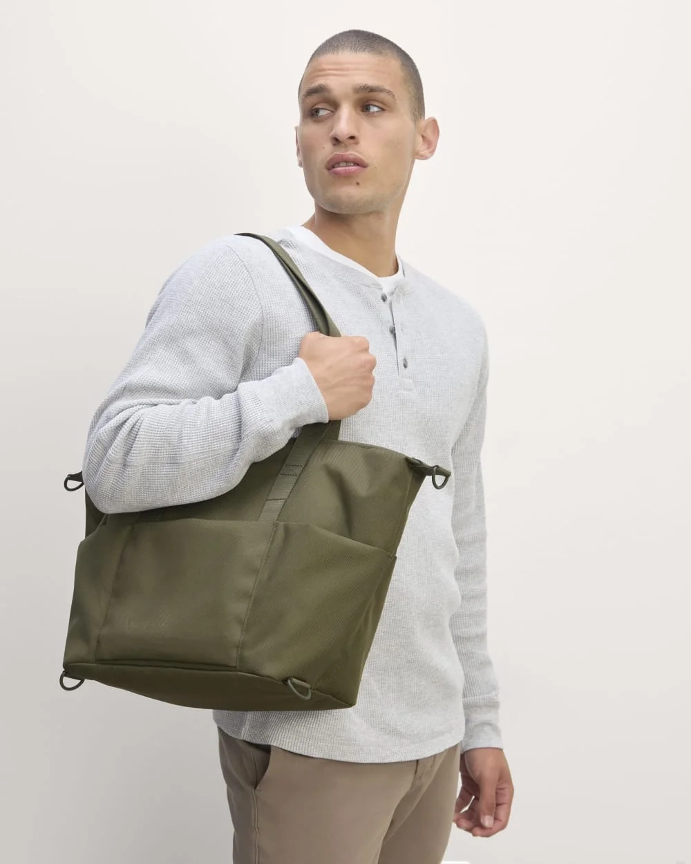 The ReNew Transit 3-Way Tote | Kalamata (2)