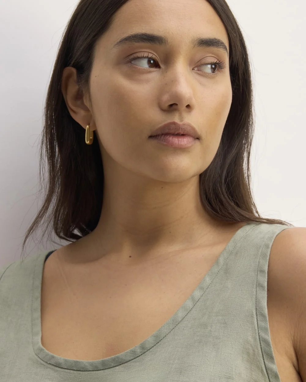 The Scoop Tank in Linen | Sage Green (2)