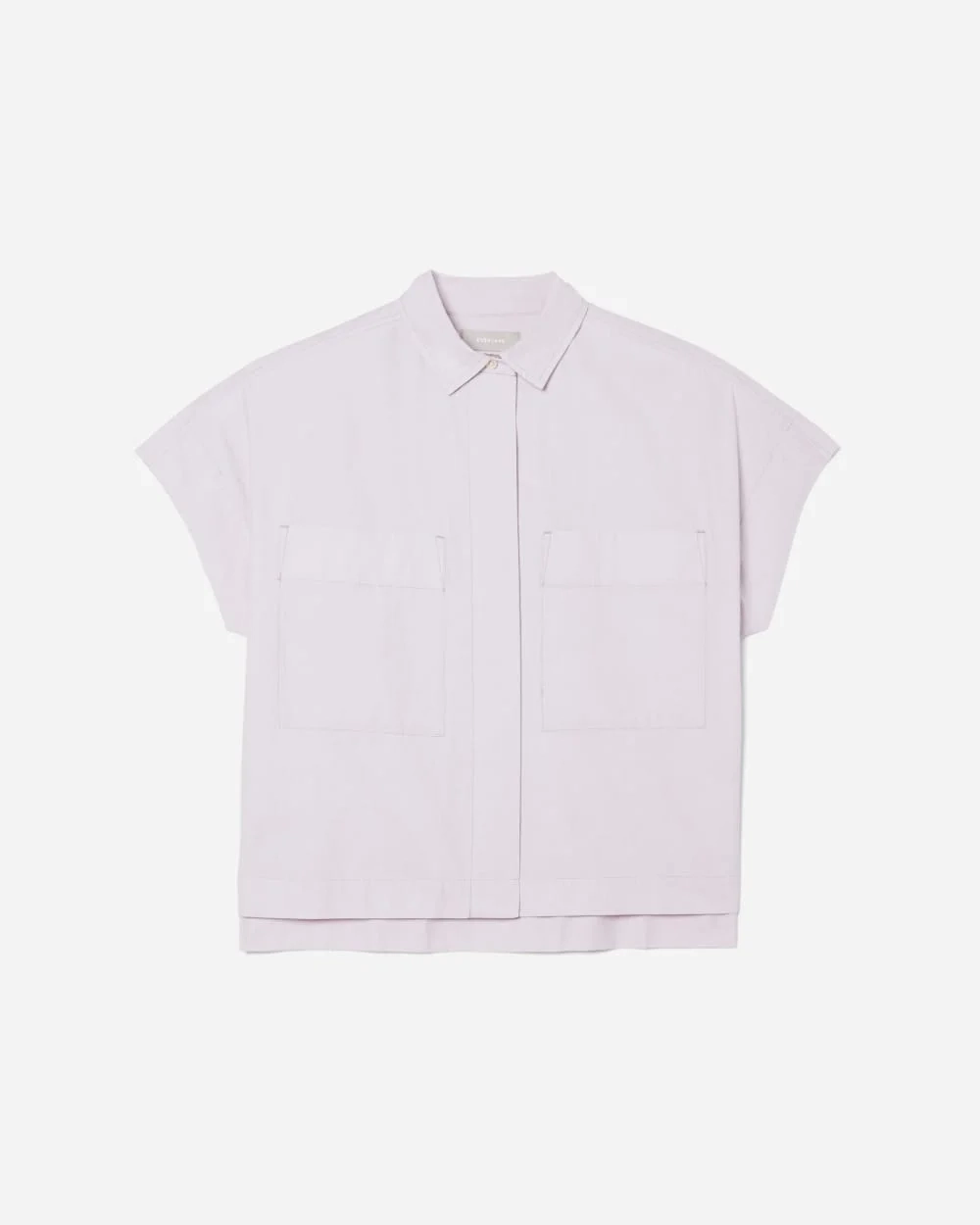 The Short-Sleeve Box Shirt | Dusty Lavender (3)