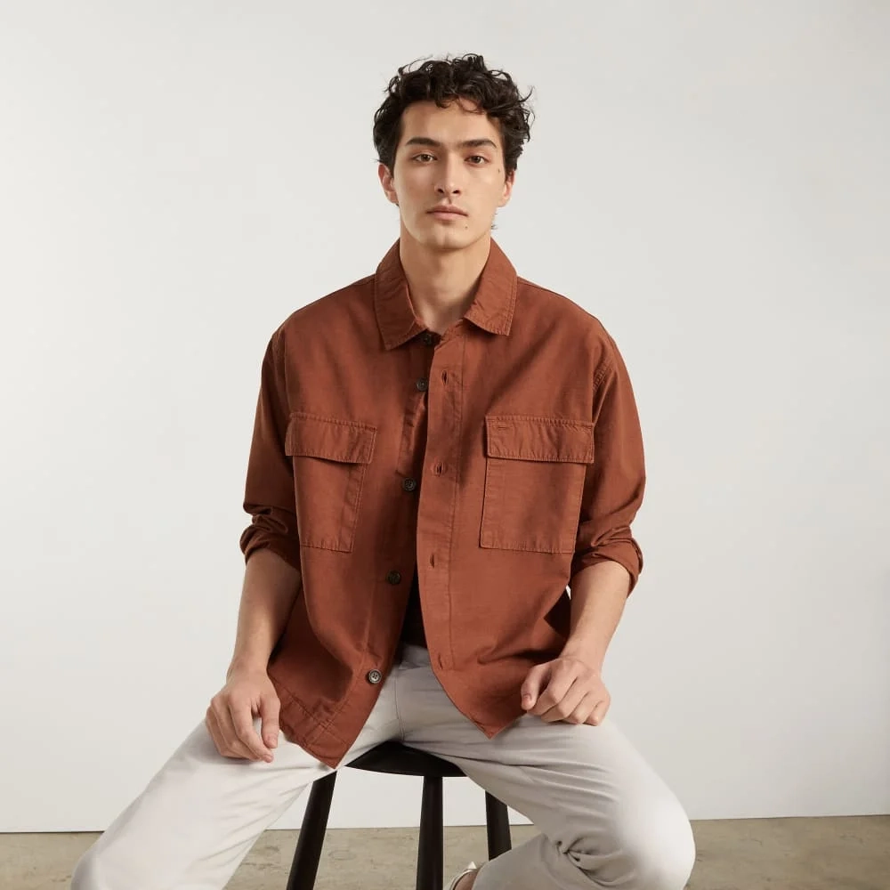 The Everyone Spring Shirt Jacket | Espresso (3)