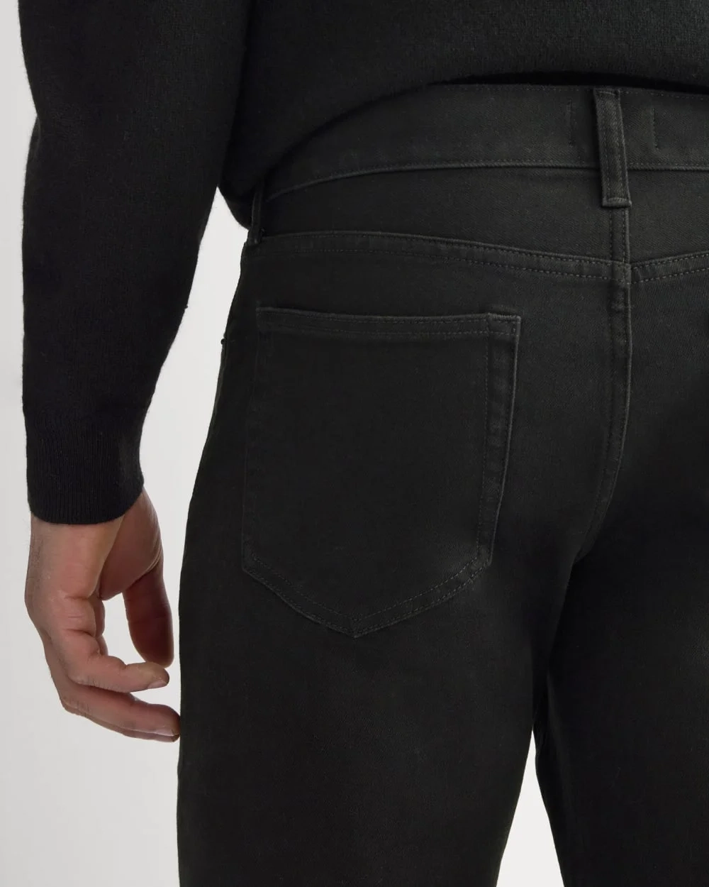 Straight-Leg Stretch Jean |  Black (3)
