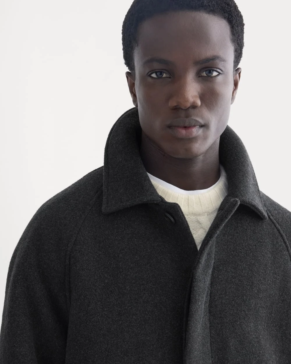 ReWool Car Coat | Heather Charcoal (2)