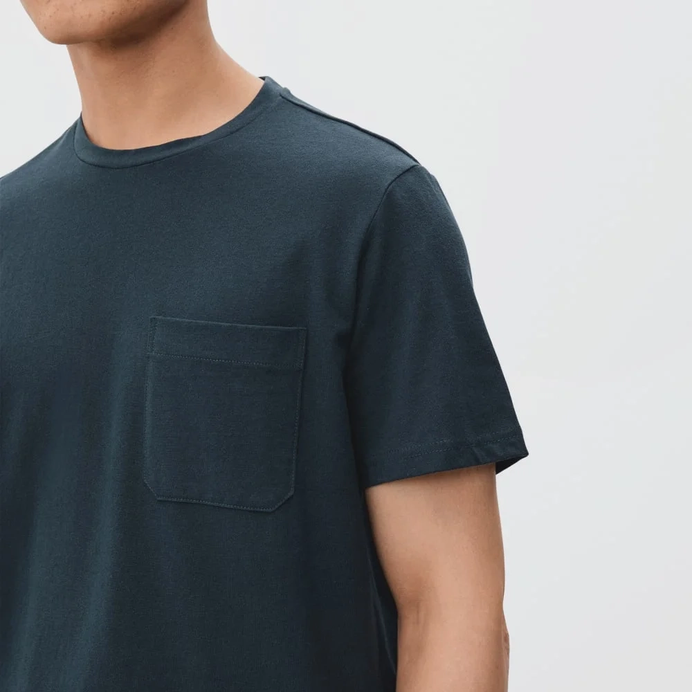 The Organic Cotton Pocket Tee | Deep Navy (2)