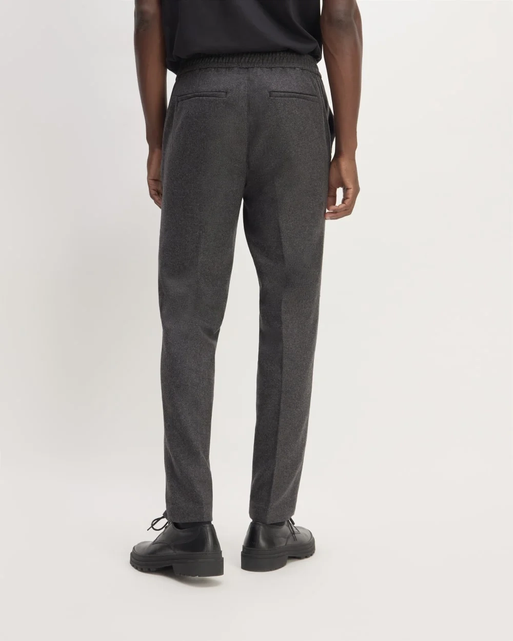The Wool Flannel Pant | Heather Charcoal (2)