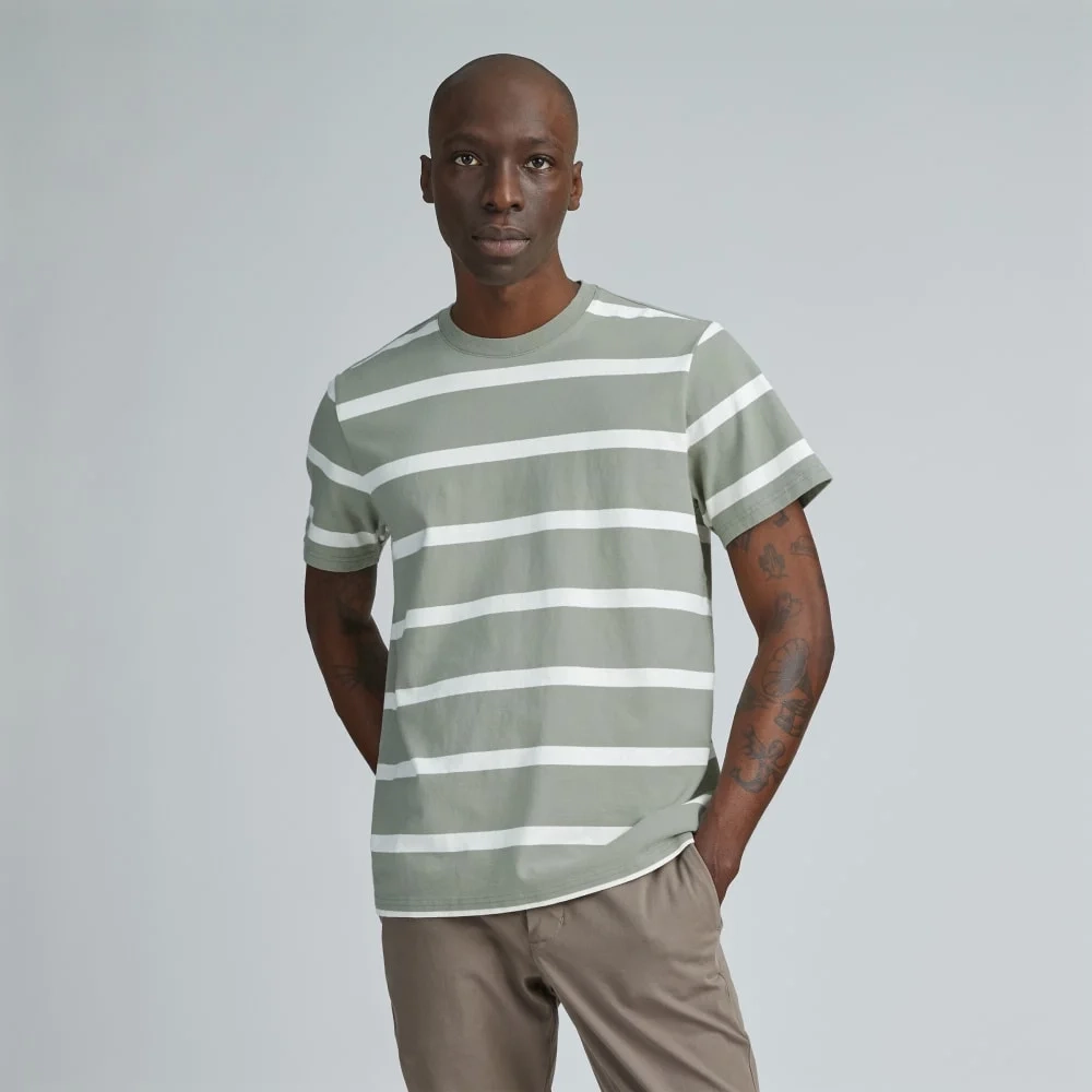 The Premium-Weight Crew | Uniform | Seagrass / Canvas Tan