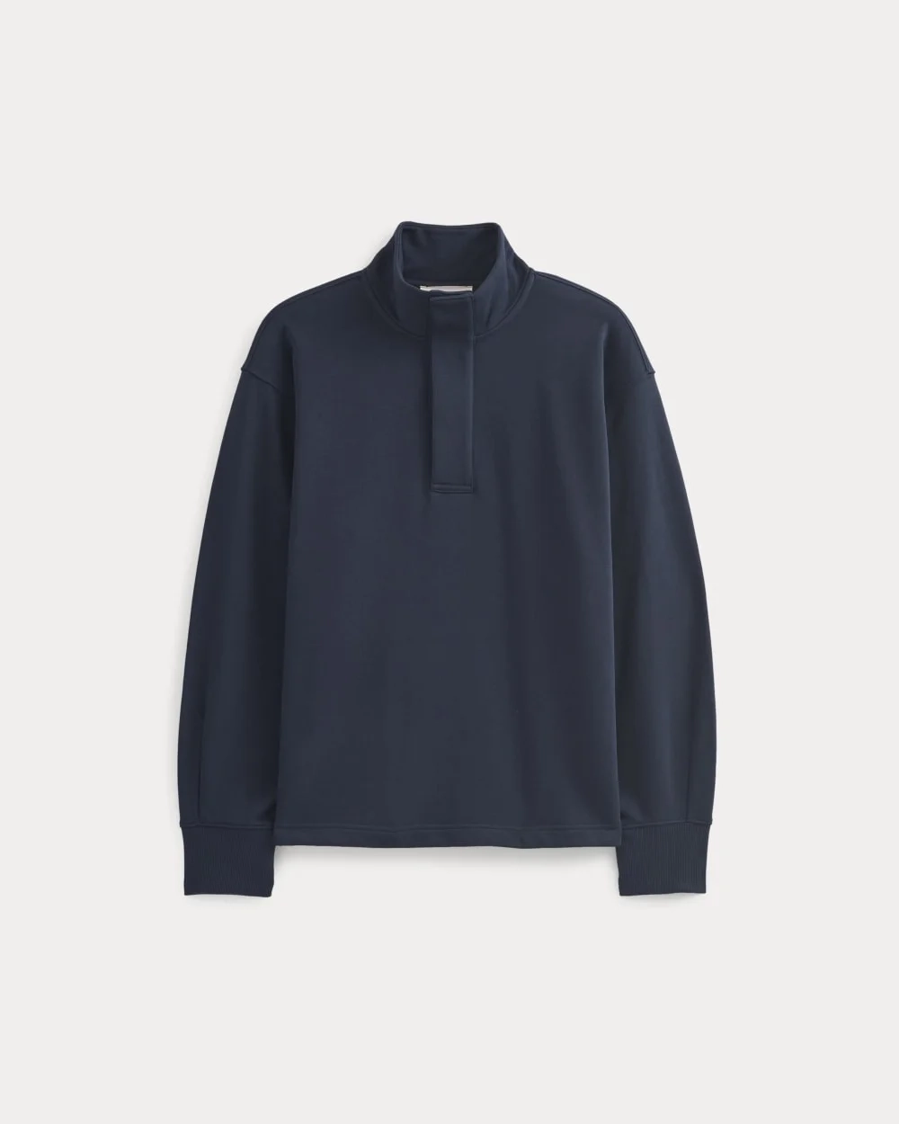Off-Duty Terry Pullover | Deep Navy (2)