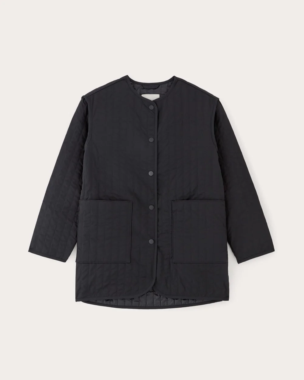 The Midi Quilted Liner | Black (2)