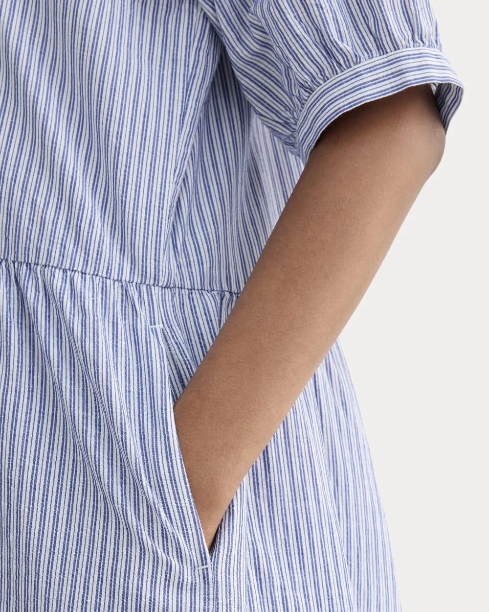 The Farmers Market Dress | Mazarine Blue / Optic White (2)