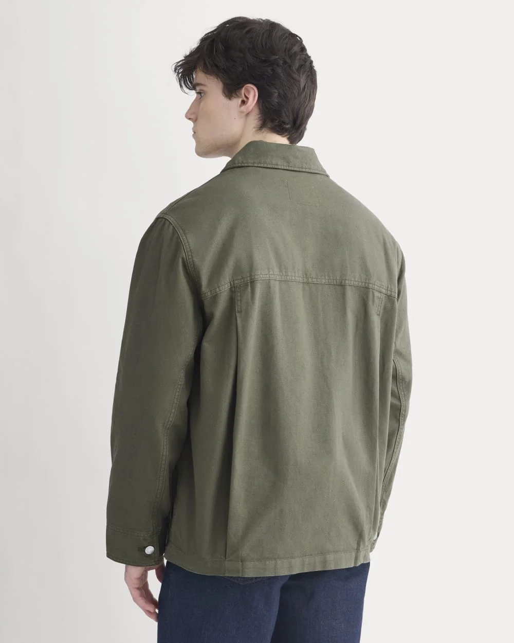 Relaxed Barn Jacket | Olive Night (2)