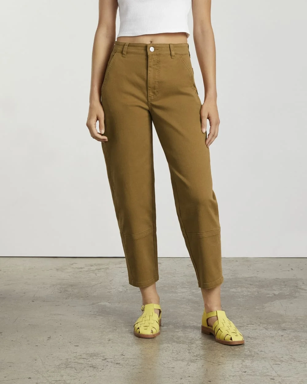 The Utility Barrel Pant | Golden Brown | Regular (3)
