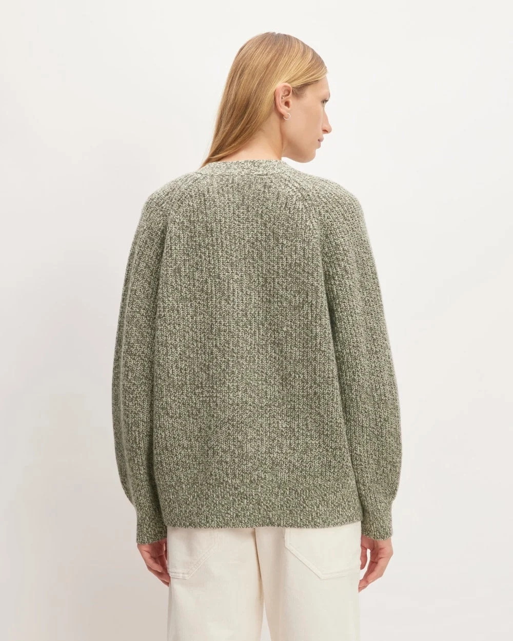 The Felted Merino Cardigan | Seafoam Green / Kambaba Twist (3)
