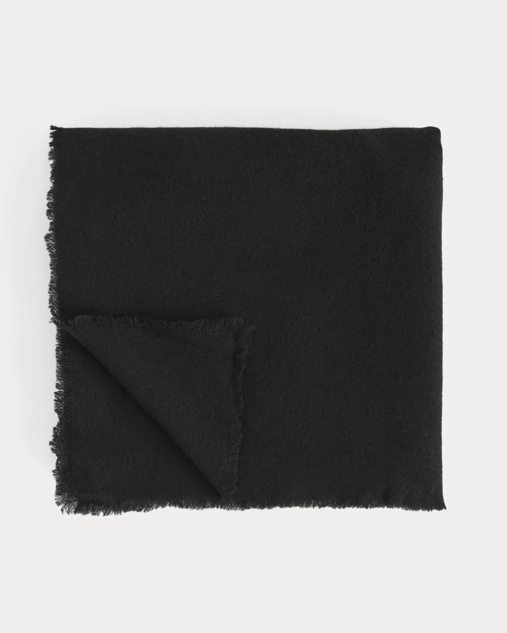 The Feather Cashmere Bandana | Black (2)