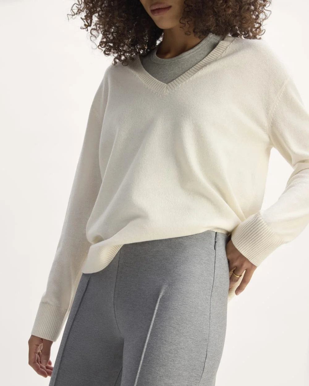 The Dream Trouser | Mid Heather Grey (3)