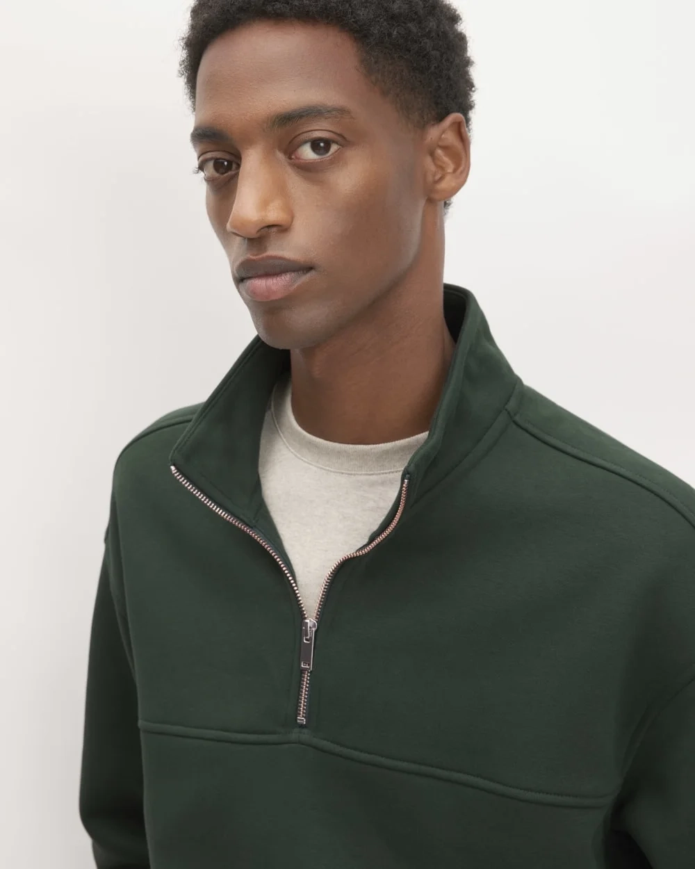 The ReTrack Fleece Half-Zip | Scarab (2)