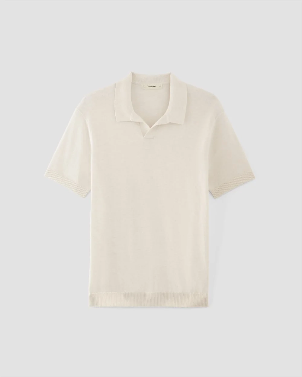 The No-Sweat Polo | Heathered Canvas (2)