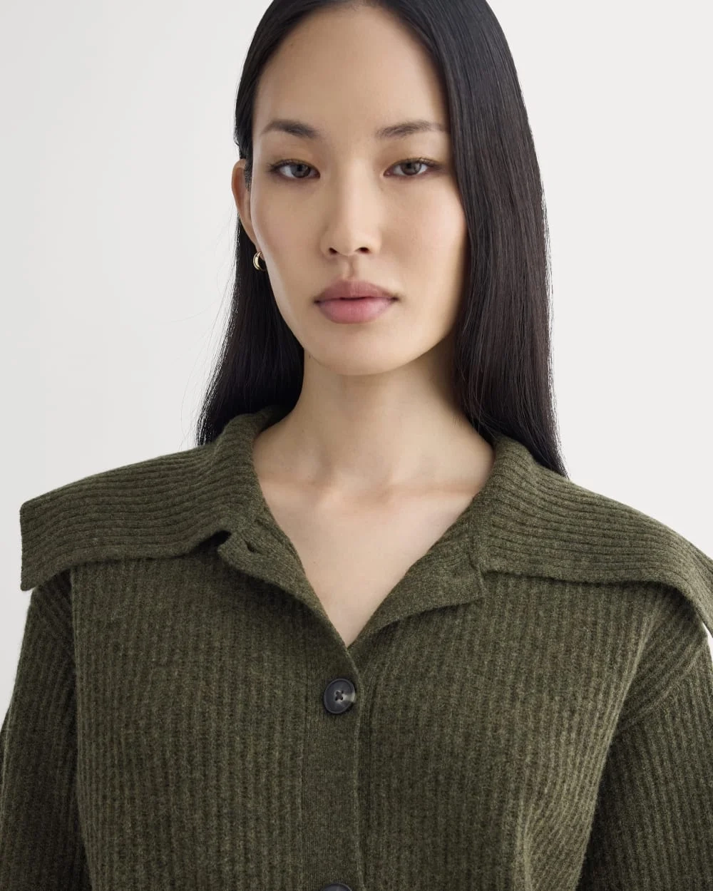 Fisherman Cardigan in Wool Cashmere | Heather Beech (2)