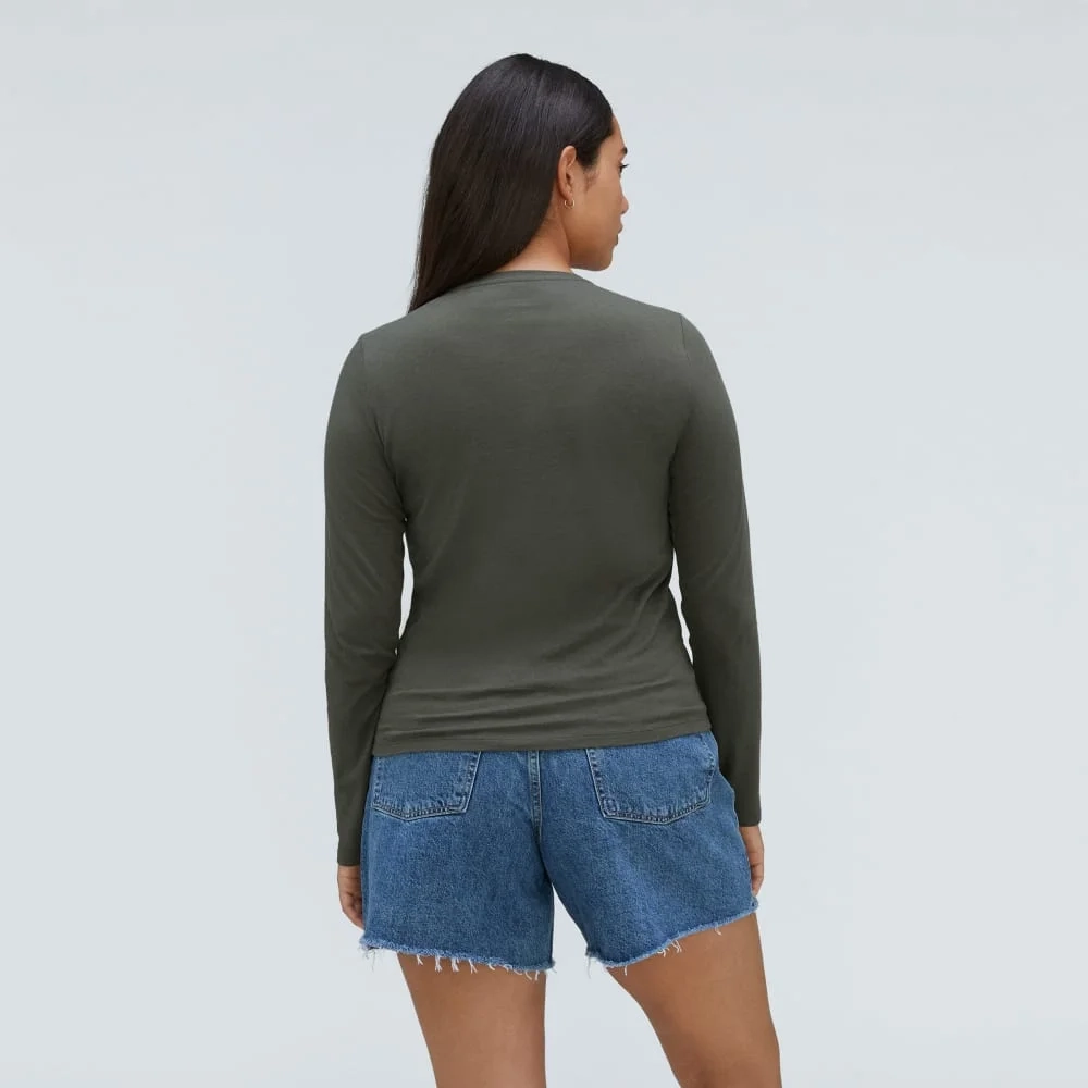 The Organic Cotton Long-Sleeve Crew | Kambaba (2)