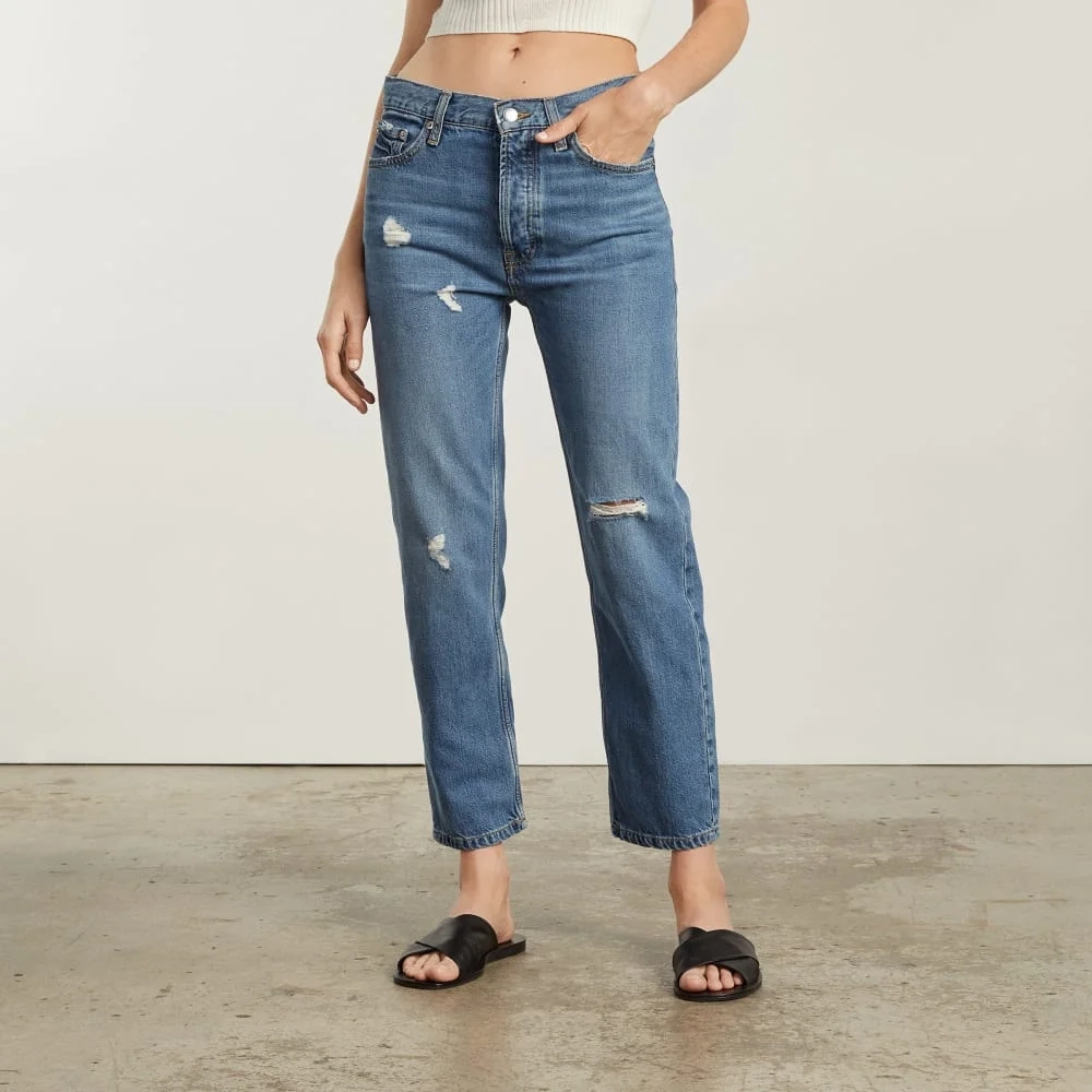 The Super-Soft Relaxed Jean | Mid Blue (2)