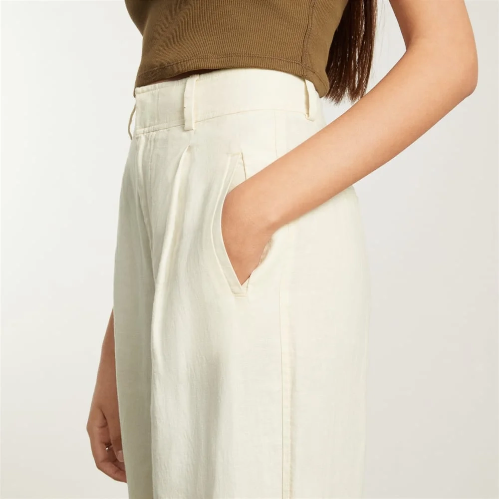 The Linen Way-High® Drape Pant  | Canvas (2)