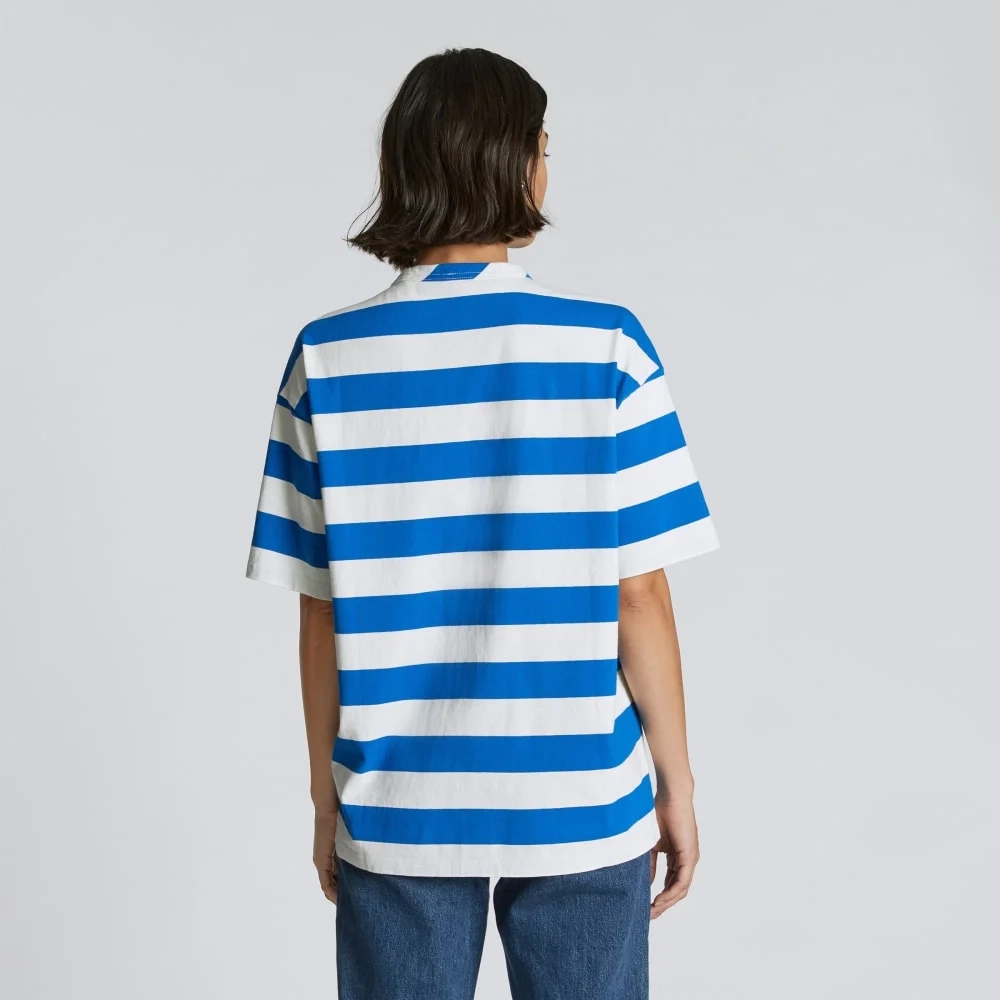 The Everyone Relaxed Tee | Lapis Blue / Canvas Tan (2)