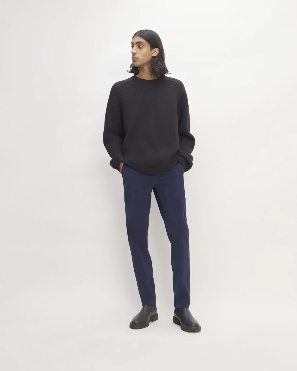 The Cloud Crewneck Sweater | Black (2)
