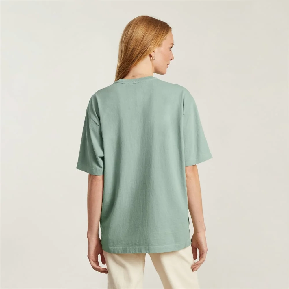 The Everyone Premium Weight Tee | White Sage (2)