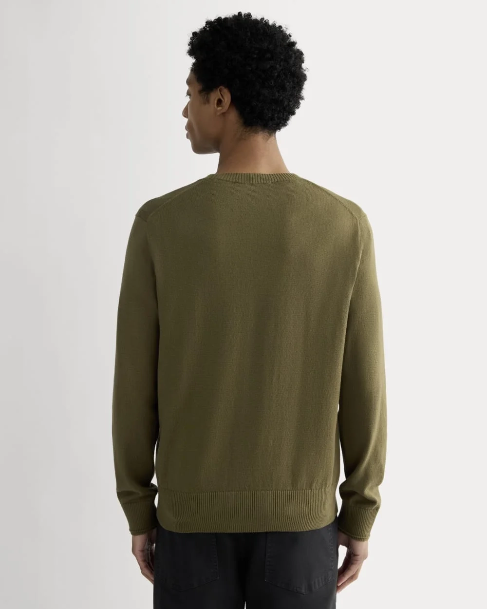 The No-Sweat Sweater | Uniform | Olive (2)