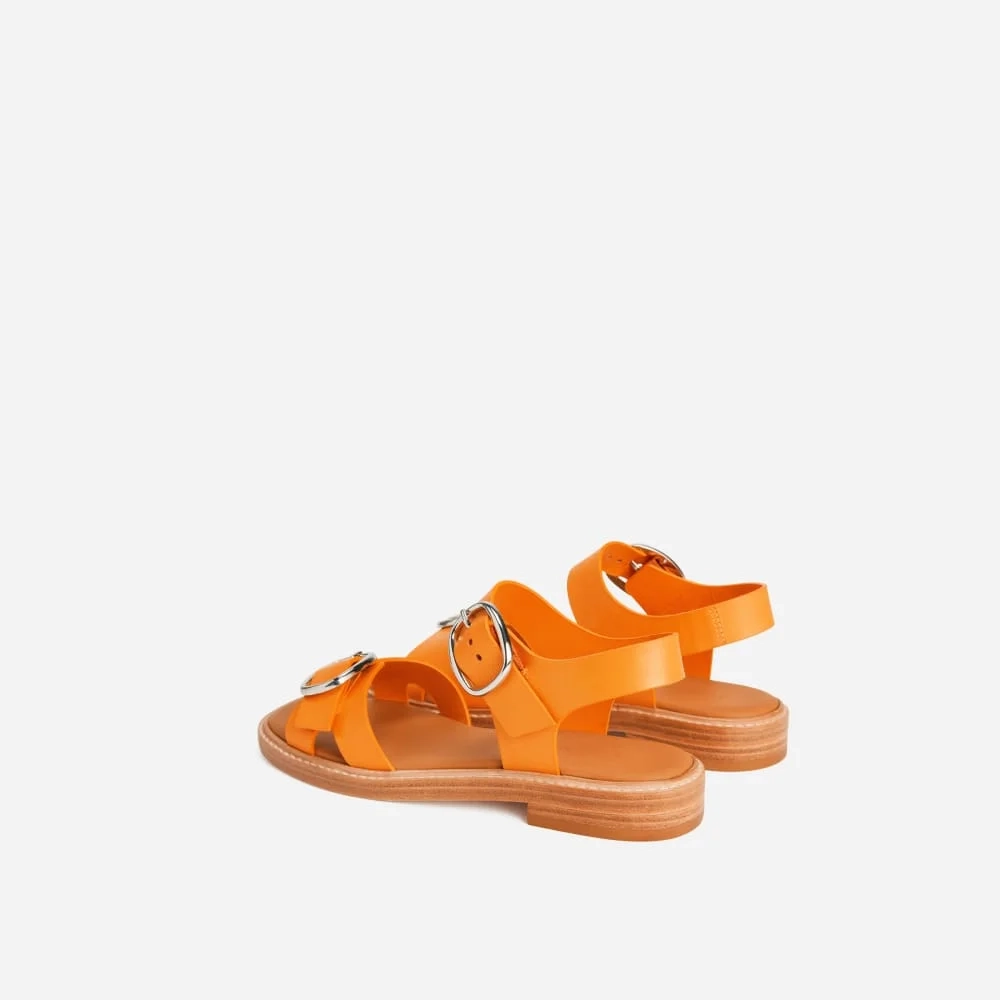 The Twin Buckle Sandal | Turmeric (2)