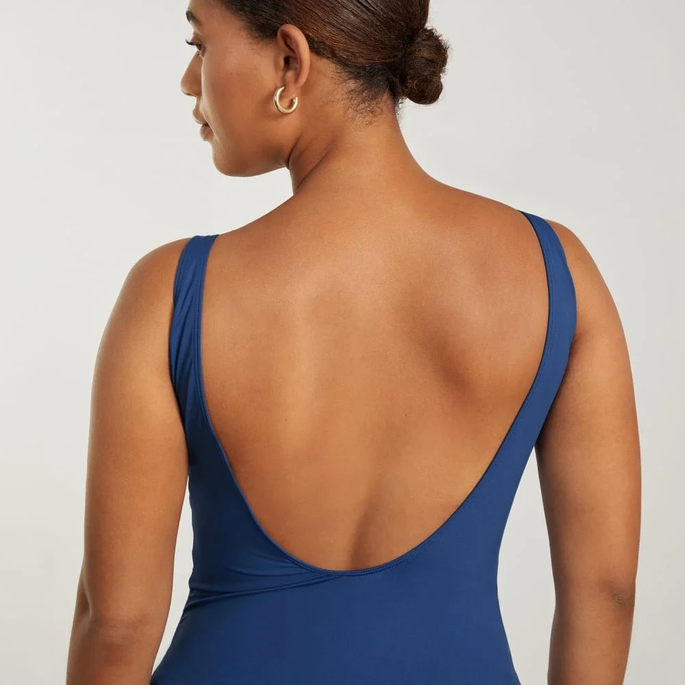 The Square-Neck One-Piece | Blue Dusk (3)