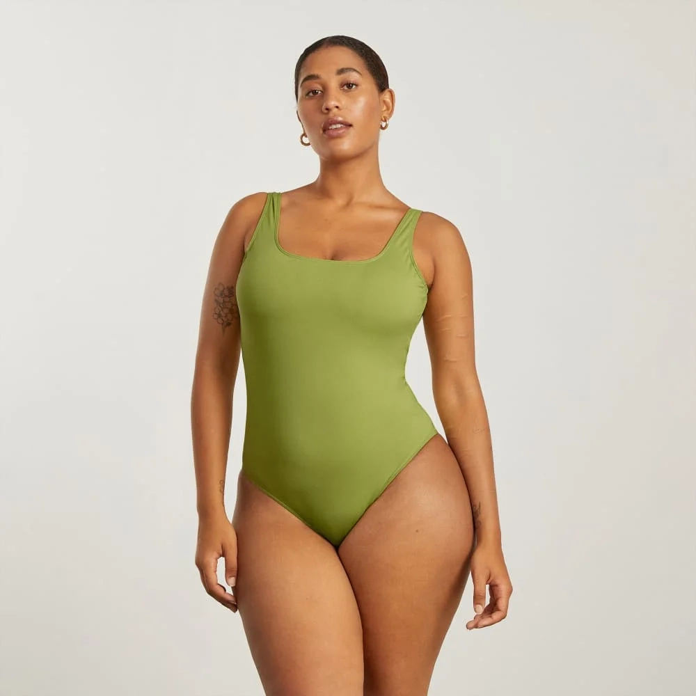The Square-Neck One-Piece | Pepper