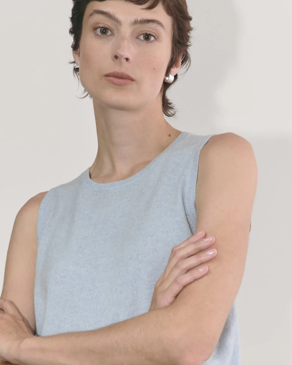 The Classic Tank in Cashmere | Sky Blue (2)