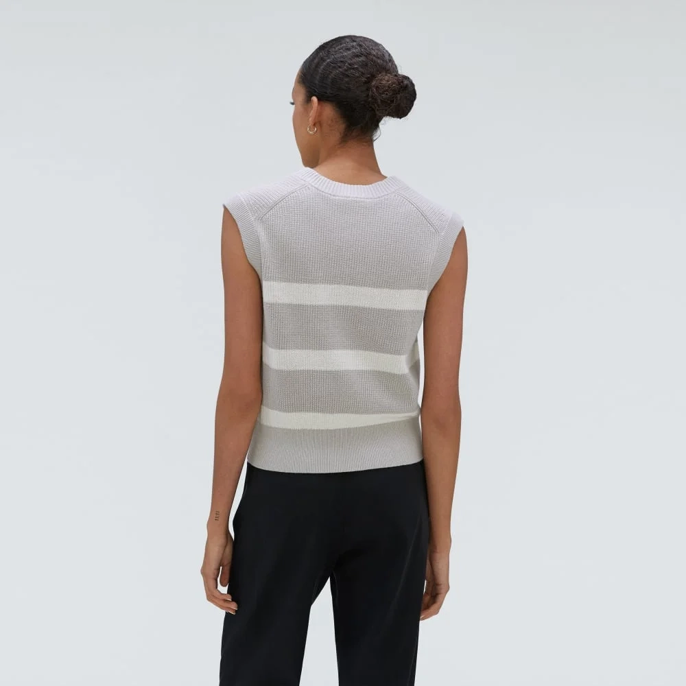 The Cotton Summer Sweater Tank | Moonlight Cloud / Canvas (2)